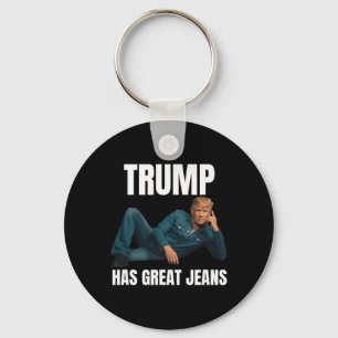 Trump Hat Tolle Jeans Lustiger Meme Stil Meme Groß Schlüsselanhänger