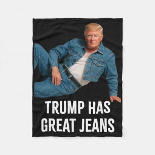 Trump Hat Tolle Jeans Lustiges Grafik T-Shirt Retr Fleecedecke