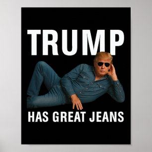 Trump Hat Tolle Jeans Lustiges Grafik T-Shirt Retr Poster