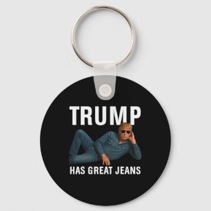 Trump Hat Tolle Jeans Lustiges Grafik T-Shirt Retr Schlüsselanhänger