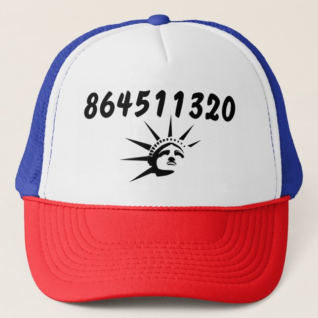 Trump Hat Truckerkappe (Vorderseite)