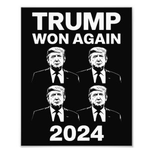 Trump hat wieder den 47. Tag der Amtseinführung de Fotodruck