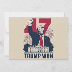 Trump hat wieder die Präsidentschaftswahl 2024 gew Einladung