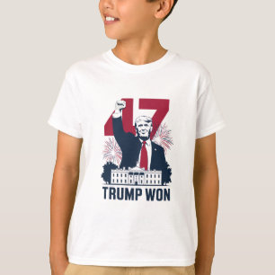 Trump hat wieder die Präsidentschaftswahl 2024 gew T-Shirt