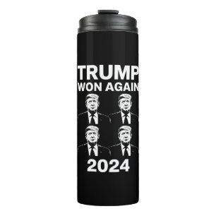 Trump hat wieder die Wahl 2024 gewonnen Inaugurati Thermosbecher