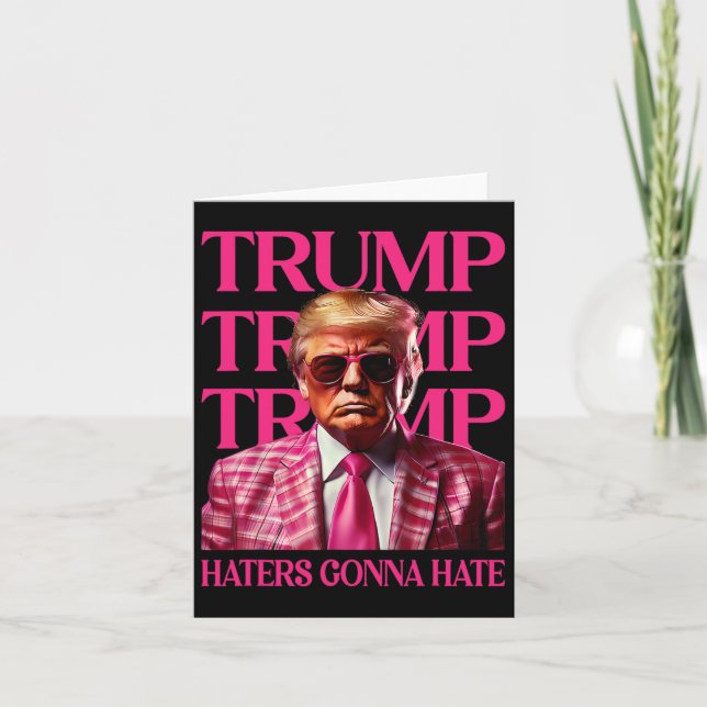 Trump Haters Gonna Hate Karte (Vorderseite)