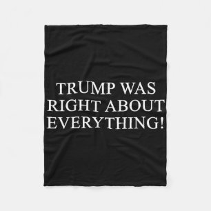 Trump hatte absolut recht! 2  fleecedecke