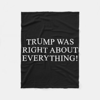 Trump hatte absolut recht! 2 fleecedecke