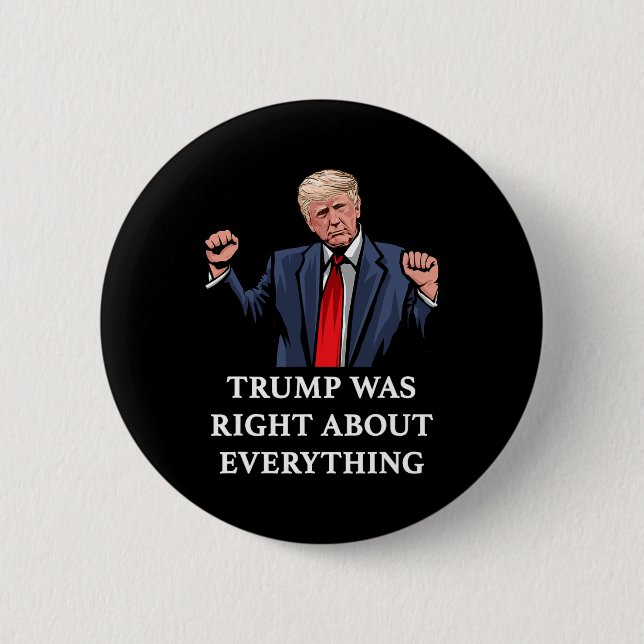 Trump hatte in allem recht 11  button (Vorderseite)