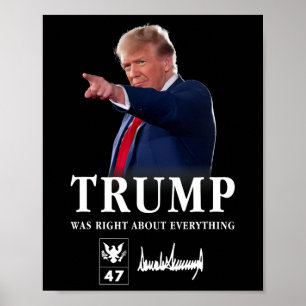 Trump hatte in allem recht 1 poster