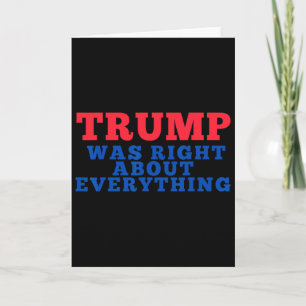 Trump hatte in allem recht _2  karte