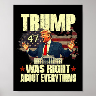 Trump hatte in allem recht  poster
