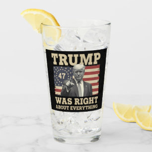 Trump hatte in allem recht USA Amerika Glas