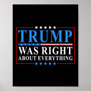 Trump hatte über alles lustige amerikanische Flagg Poster