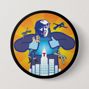 Trump / Hillary Button