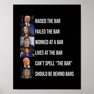 Trump hob die R an, scheiterte an der R Poster
