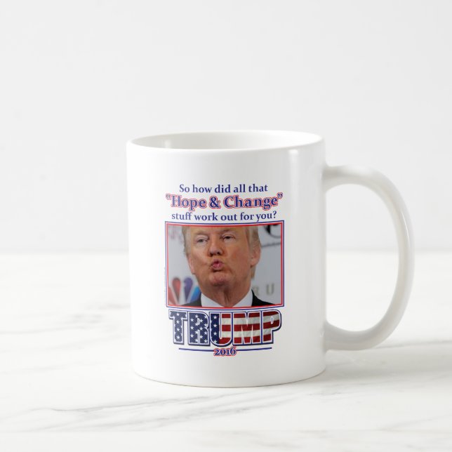 Trump - Hoffnung und Wandel Tasse (Rechts)