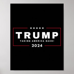Trump holt Amerika am 4. Juli 2024 zurück Poster