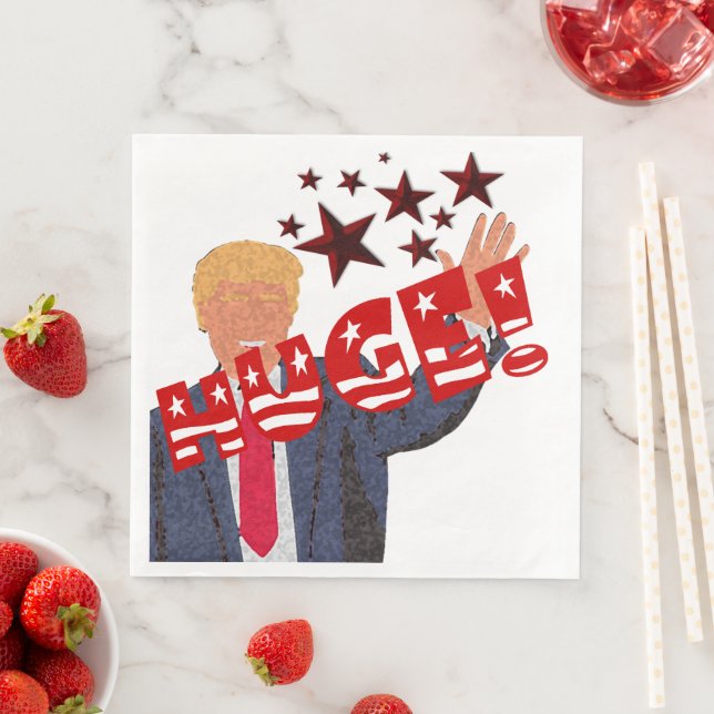 Trump HUGE Celebration Milestone Party Serviette (Beispiel)