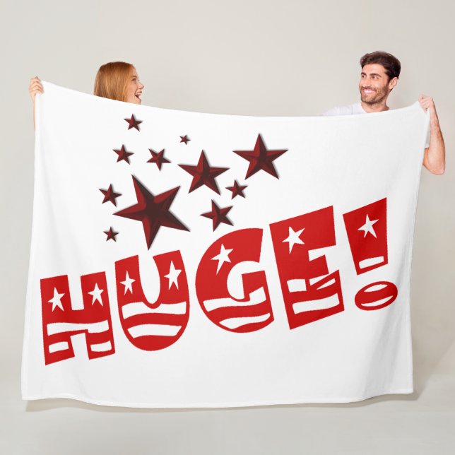 Trump HUGE Party Celebration Fleecedecke (Beispiel)