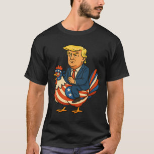 Trump Hühnerjockey Satire - Lustiger politischer H T-Shirt