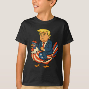 Trump Hühnerjockey Satire - Lustiger politischer H T-Shirt