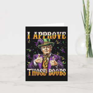 Trump I billige diese S, Funny Donald Trump Mardi Karte