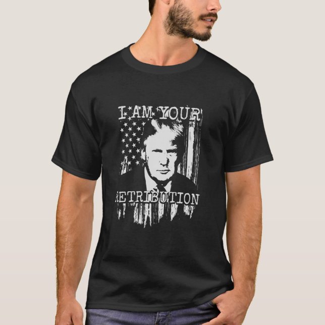 Trump I bin Ihr Beitrag 2024 Präsident Electio T-Shirt (Vorderseite)