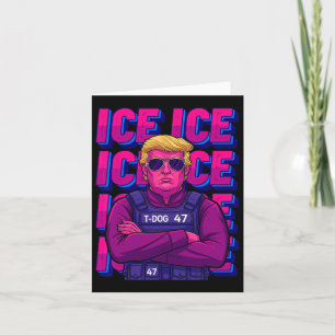 Trump Ice Agent Shirt Karte