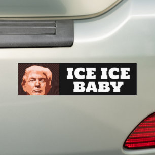 TRUMP ICE ICE BABY-AUFKLEBER AUTOAUFKLEBER