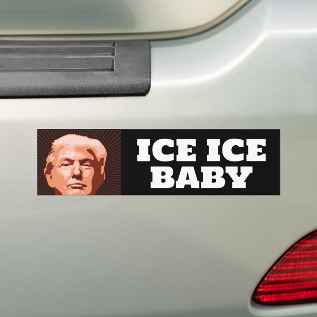 TRUMP ICE ICE BABY-AUFKLEBER AUTOAUFKLEBER (Auf Auto)