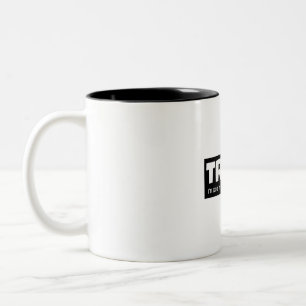 TRUMP - ICH BIN KEIN POLITIKER, ICH BIN EINE MARKE ZWEIFARBIGE TASSE