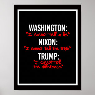 TRUMP - Ich kann den Unterschied zwischen Wahrheit Poster