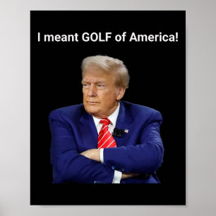 Trump ich meinte Golf von Amerika! Poster