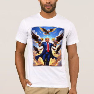 Trump im Fokus: Ein Blick in Kontroverse und Pow T-Shirt