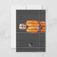 Trump im Gefängnis 3,5" x 5" Flat Dankeschön Karte