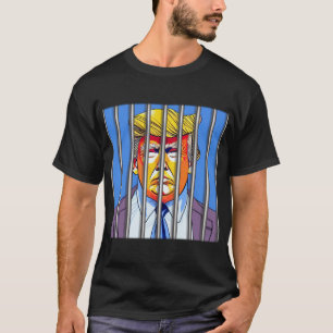 Trump im Gefängnis Basic Dark T - Shirt