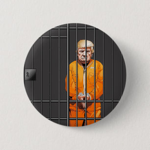 Trump im Gefängnis Button 2 1/4"