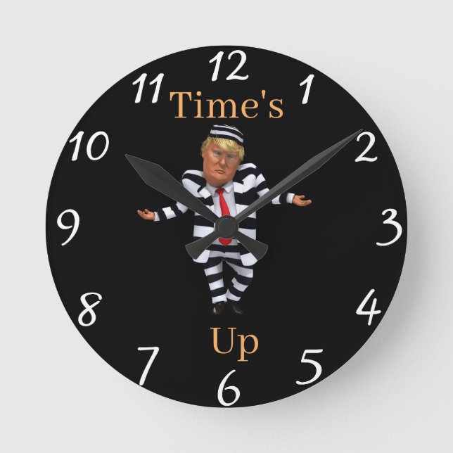 Trump im Gefängnis, die Uhr (Vorderseite)
