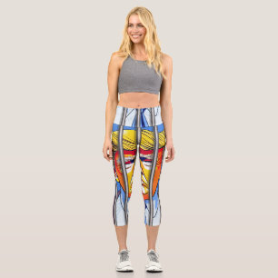 Trump im Gefängnis High Waisted Yoga Capris, XS (0 Capri Leggings