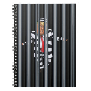 Trump im Gefängnis Wear Notizblock
