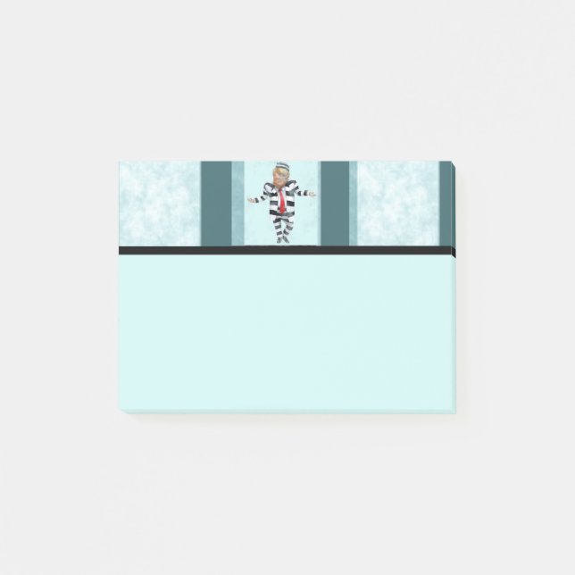 Trump im Gefängnis Wear Post-it Klebezettel (Vorderseite)