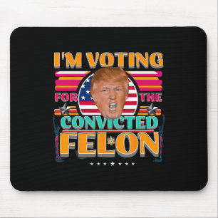 Trump im Jahr 2024: Amerikanische Wahlen - Wahlsie Mousepad