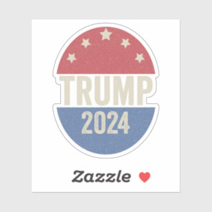 Trump im Jahr 2024 Wahl wieder Funny Election Trum Aufkleber