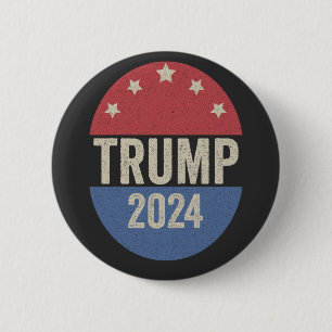 Trump im Jahr 2024 Wahl wieder Funny Election Trum Button