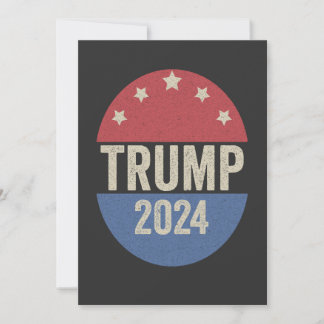 Trump im Jahr 2024 Wahl wieder Funny Election Trum Einladung