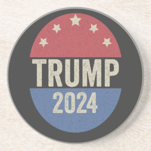 Trump im Jahr 2024 Wahl wieder Funny Election Trum Getränkeuntersetzer