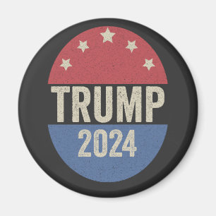 Trump im Jahr 2024 Wahl wieder Funny Election Trum Magnet