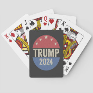 Trump im Jahr 2024 Wahl wieder Funny Election Trum Spielkarten
