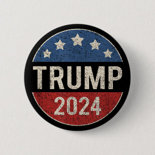 Trump im Jahr 2024 Wiederwahl-Wahlkampfteam wählt  Button